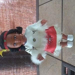 Vintage Native American Plastic Doll